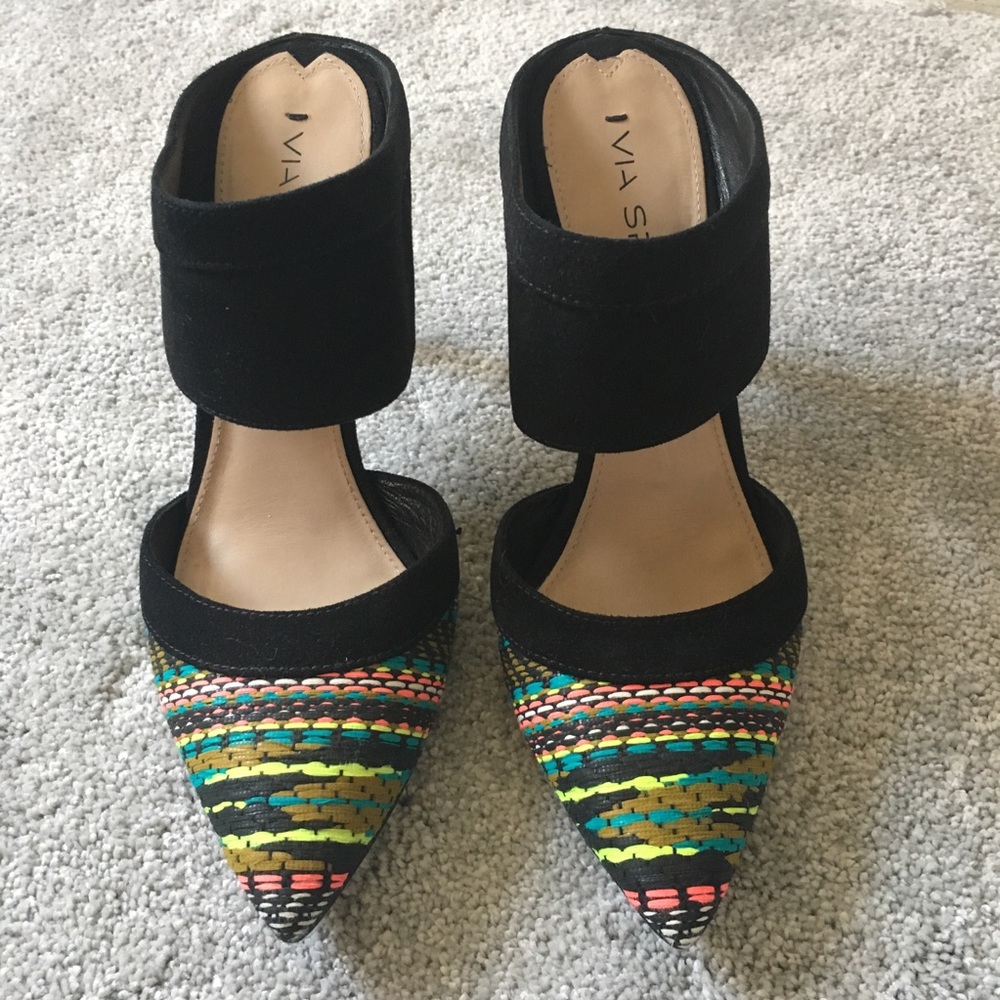 Velvety Spring Fun Heels Boho Bohemian